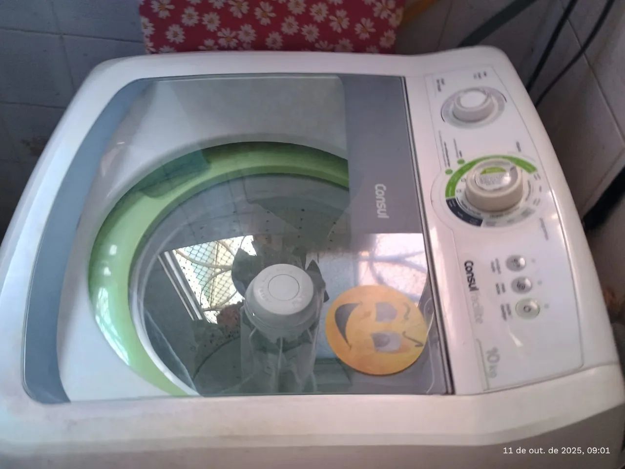 PARA LEVAR!!!!?Máquina de lavar Consul 10kg.Com Defeito simples  - Foto 2