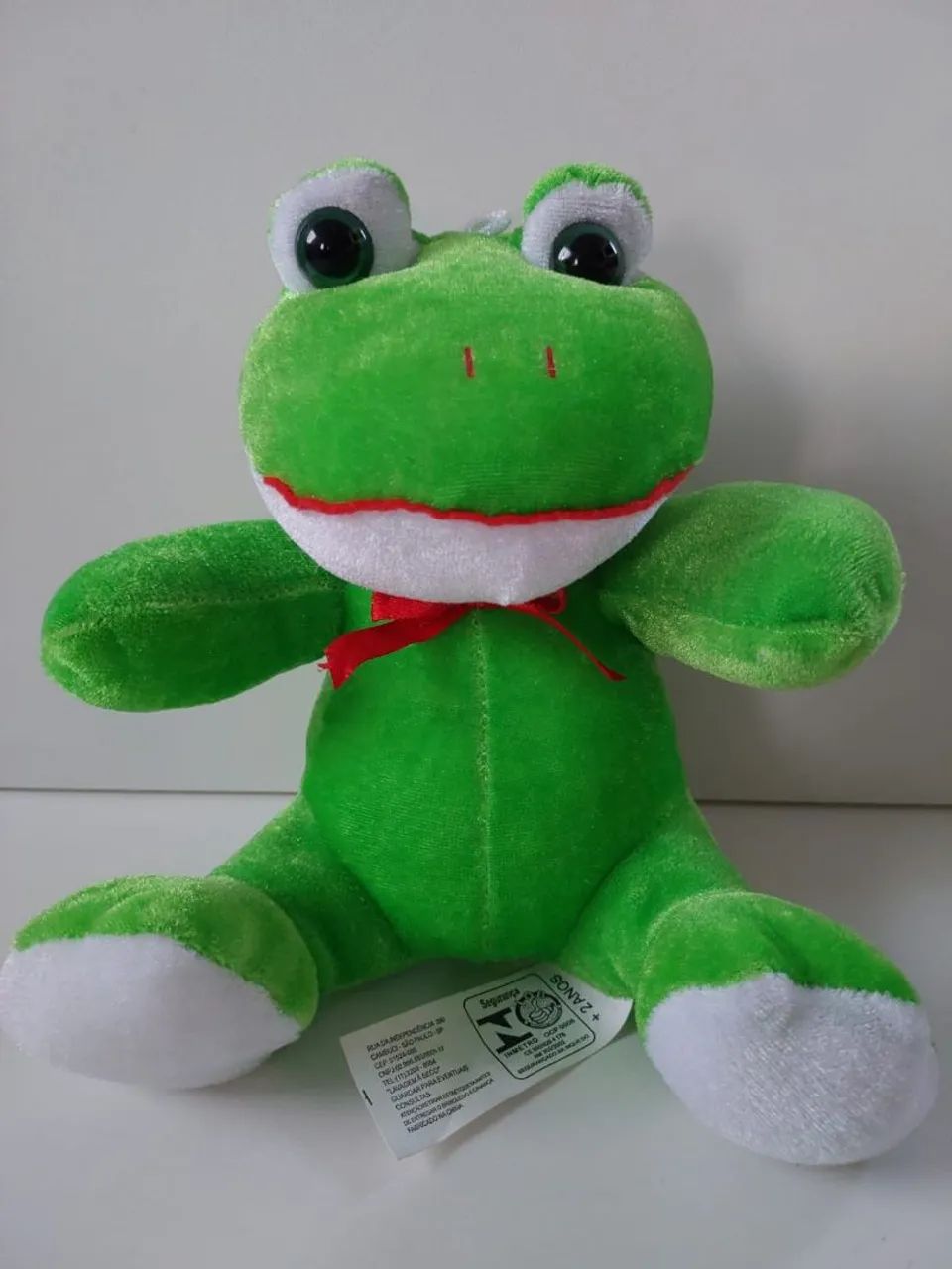 Pelúcia de Sapo Verde - Fofinho e Divertido!