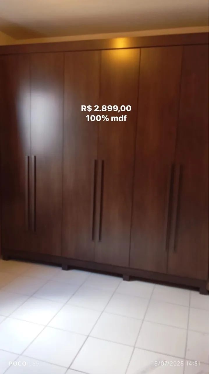 Guarda Roupa Casal Mdf 100% 