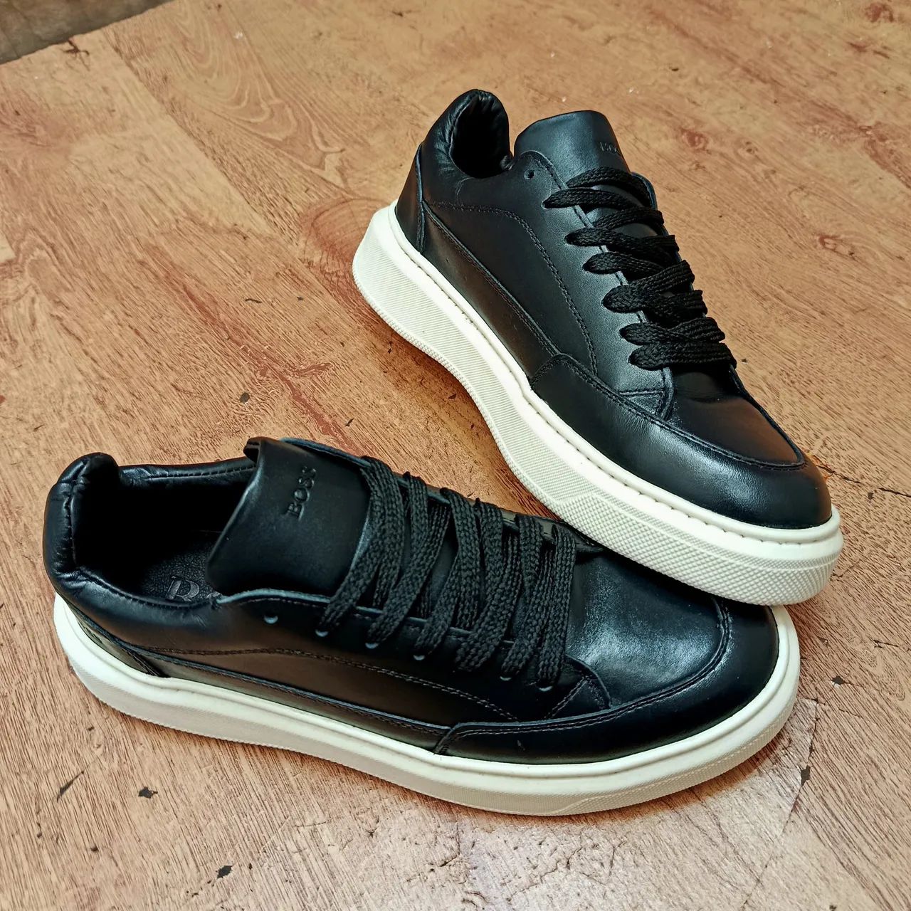 Tênis Casual  Boss Couro Marrom Boss sleepy  - Foto 5