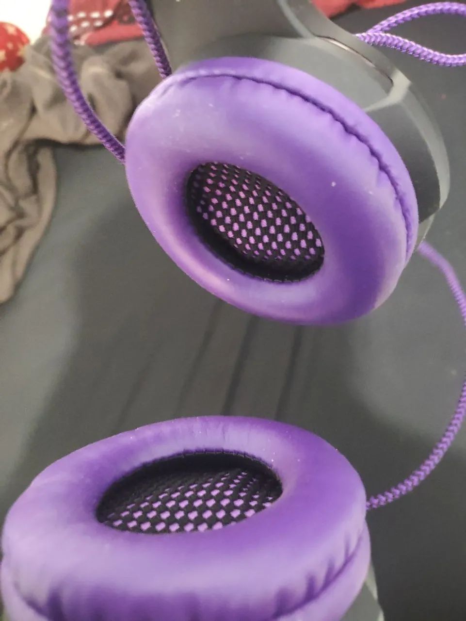 headset gamer Anivia AH68 na cor roxa - Foto 3