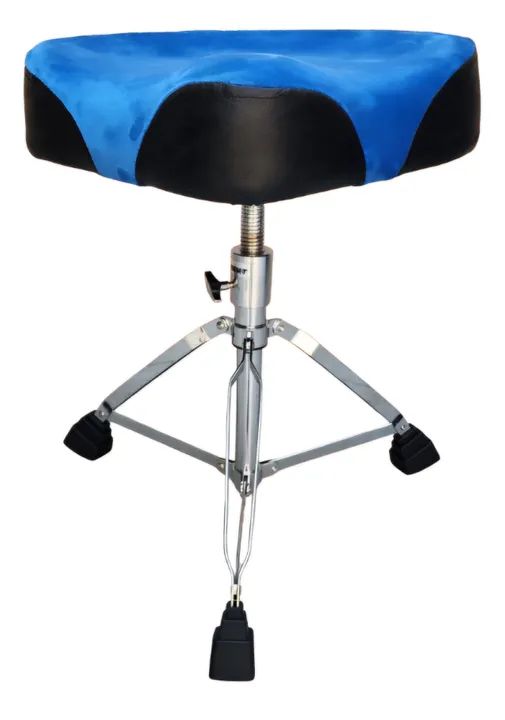 Banco Selim com ajuste de altura por rosca Novo Robusto Confortável para bateria - Foto 5