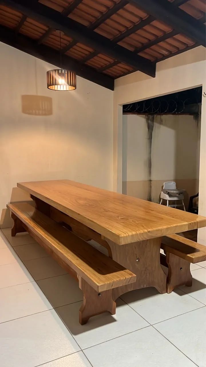 MESA RÚSTICA DE ANGELIM PEDRA DE ALTÍSSIMA QUALIDADE  - Foto 2