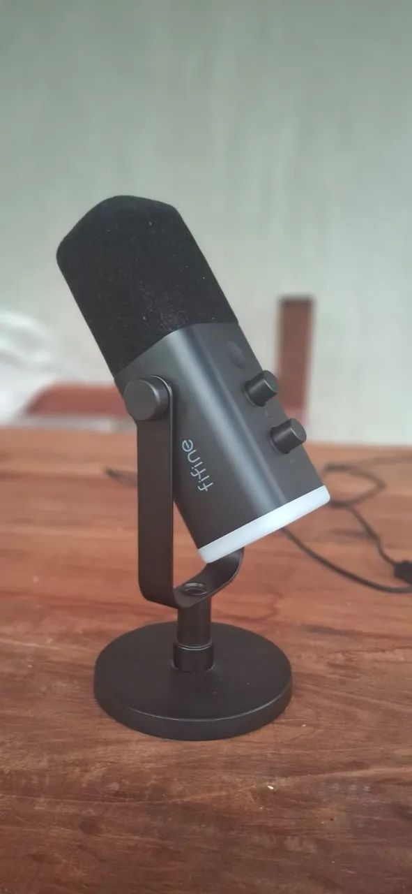 Microfone Gamer Fifine AM8 Ampligame,USB, RGB, Preto - Foto 2