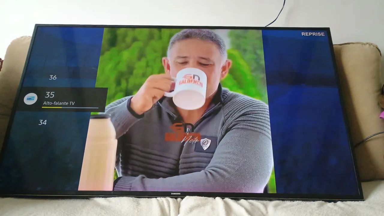 Tv Samsung 55 polegadas smart 4k tv plus  - Foto 2