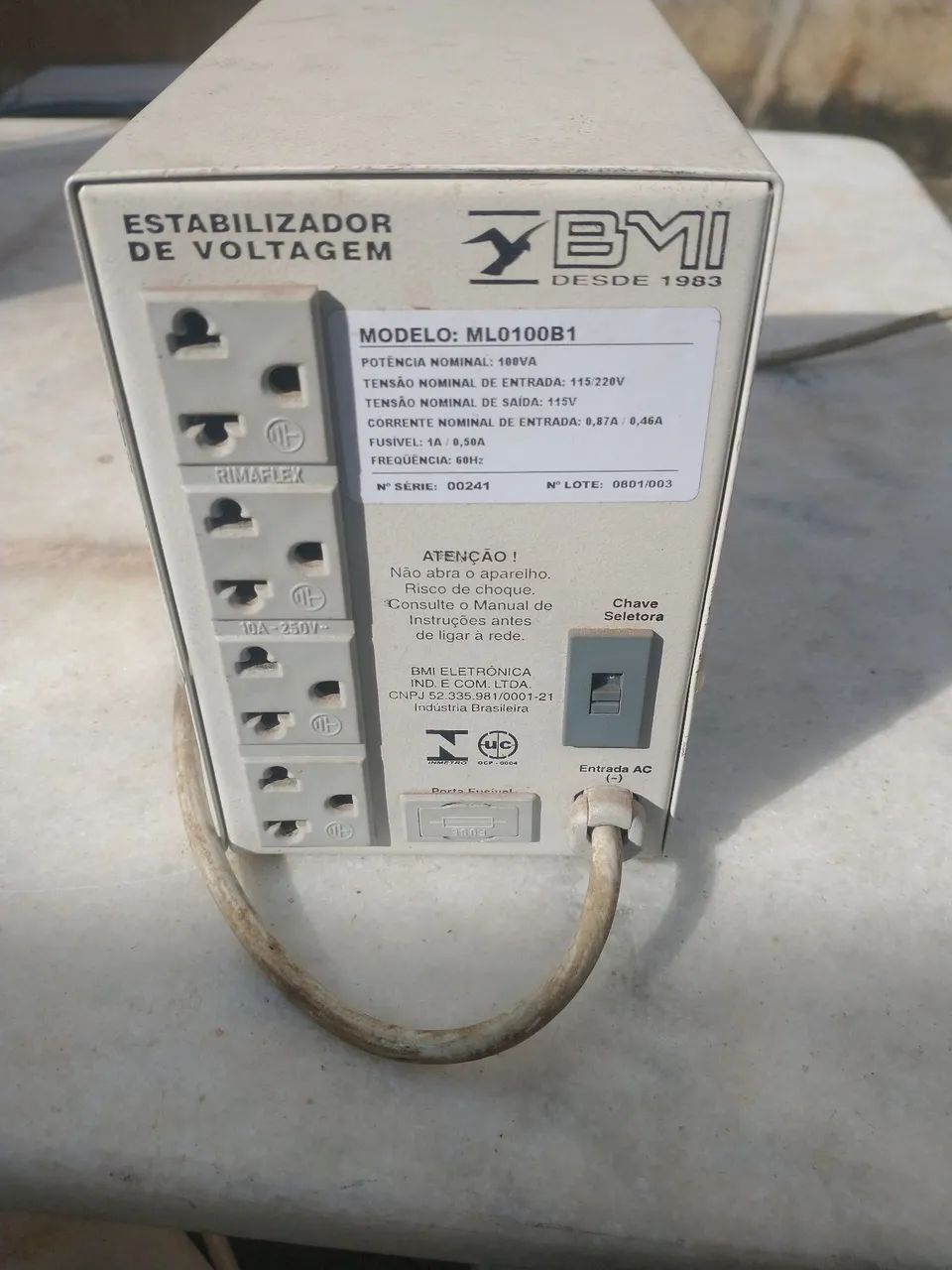 Estabilizador BMI 220V / 127V - Foto 3