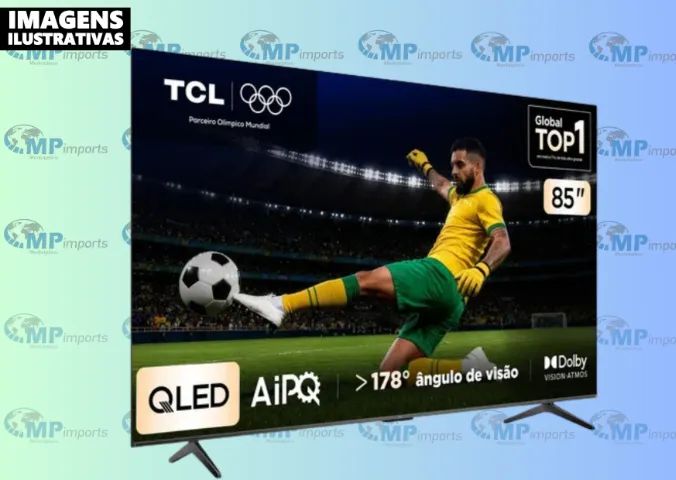 Loja MP Imports: Smart TV TCL 85 Polegadas QLED 4K  WiFi Bluetooth Google TV HDR10+ - Foto 4