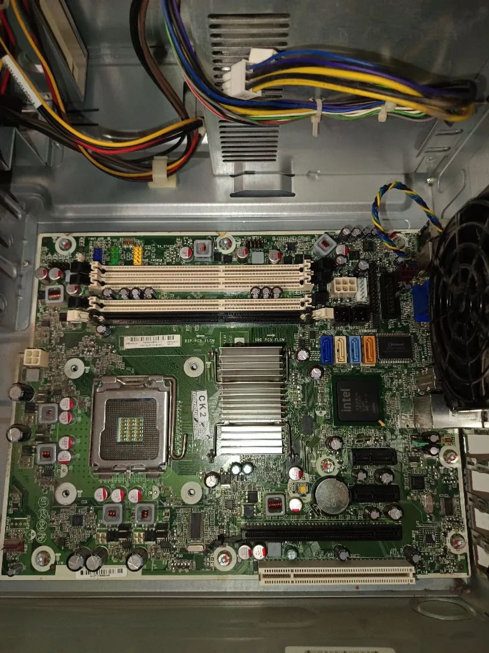 Placa mãe 775 com gabinete e fonte - Foto 3