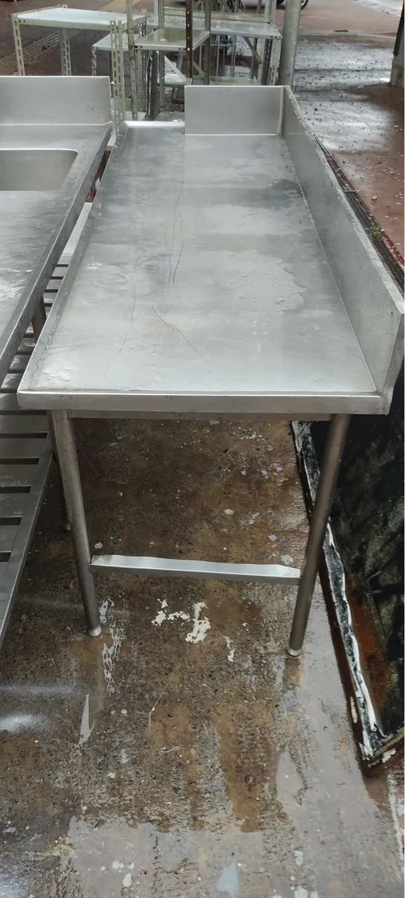 Mesa inox concretada  - Foto 2