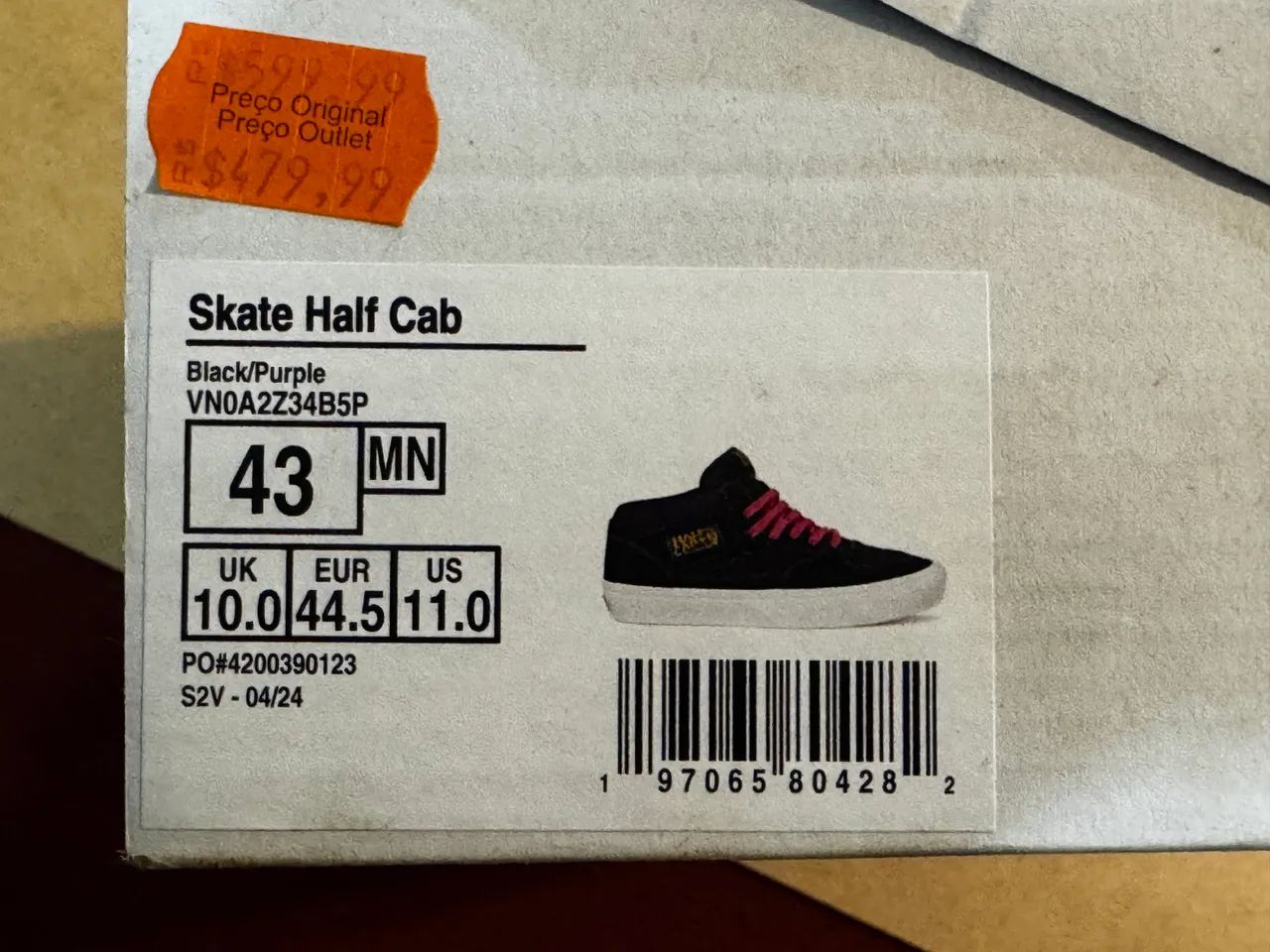 Tênis Skate Half Cab Croc Grape - Foto 5