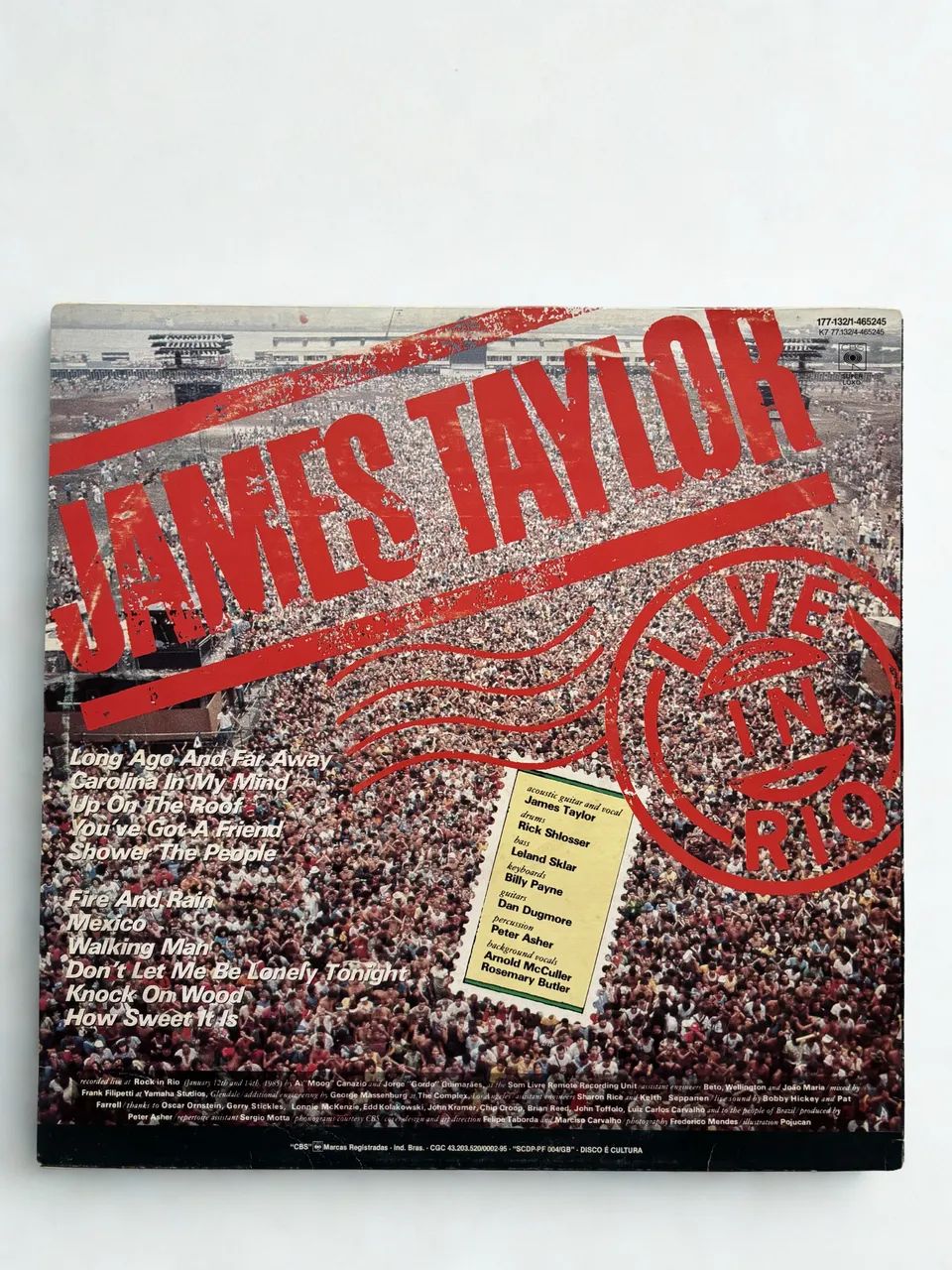 Lp James Taylor Live In Rio - Foto 2