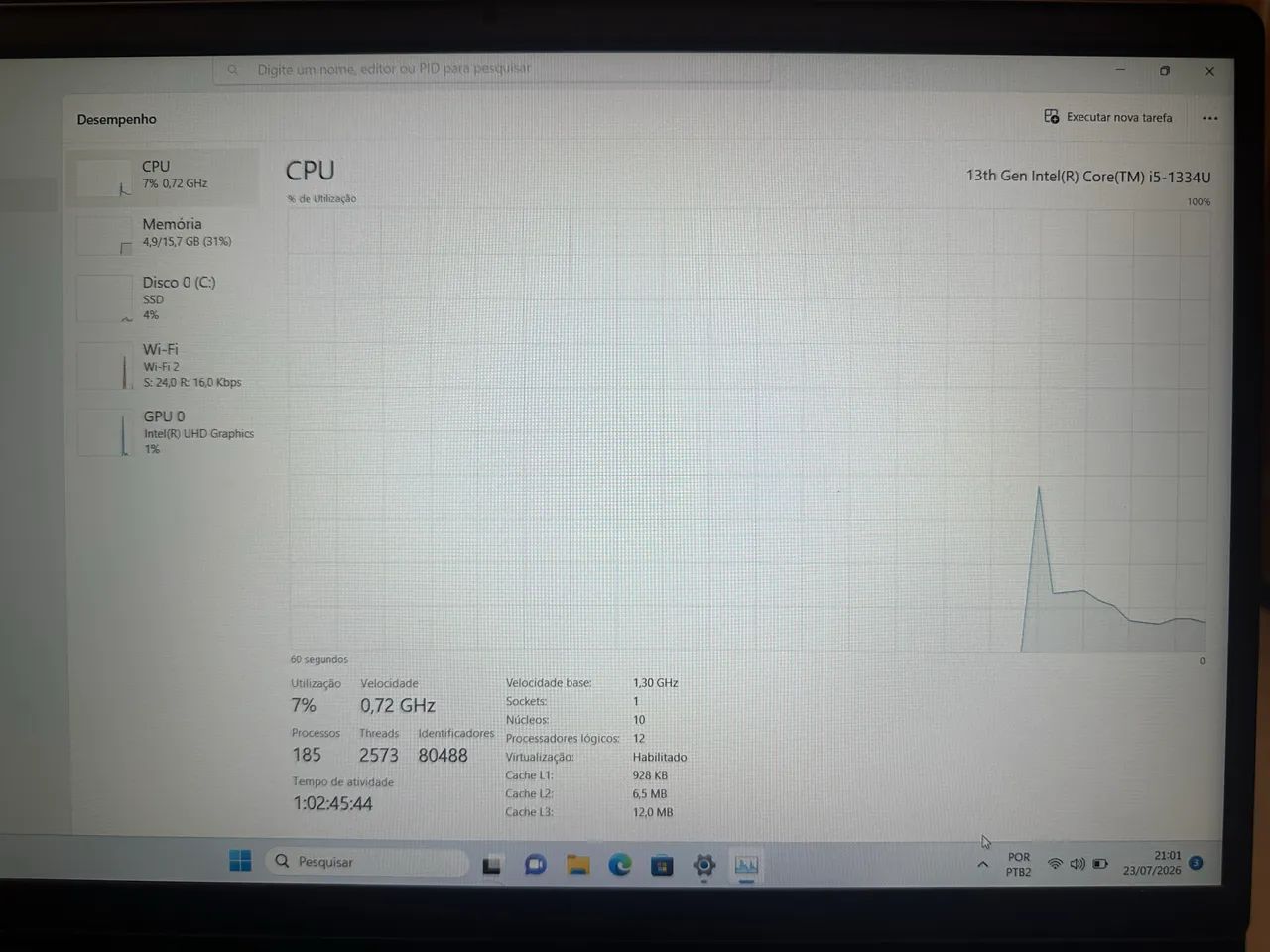 Notebook Dell i5 13th 16ram 512SSD - Foto 2
