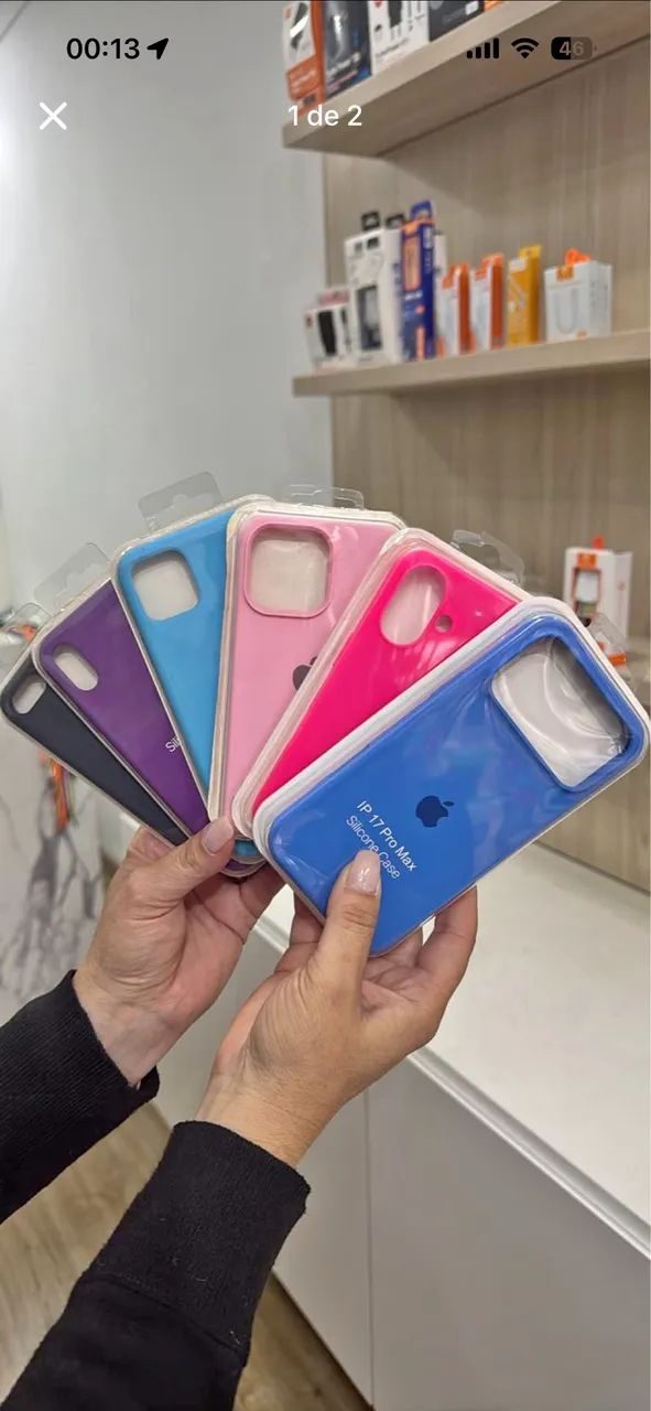 Lote de capinhas iPhone do 6/7 até o 17 pro max 