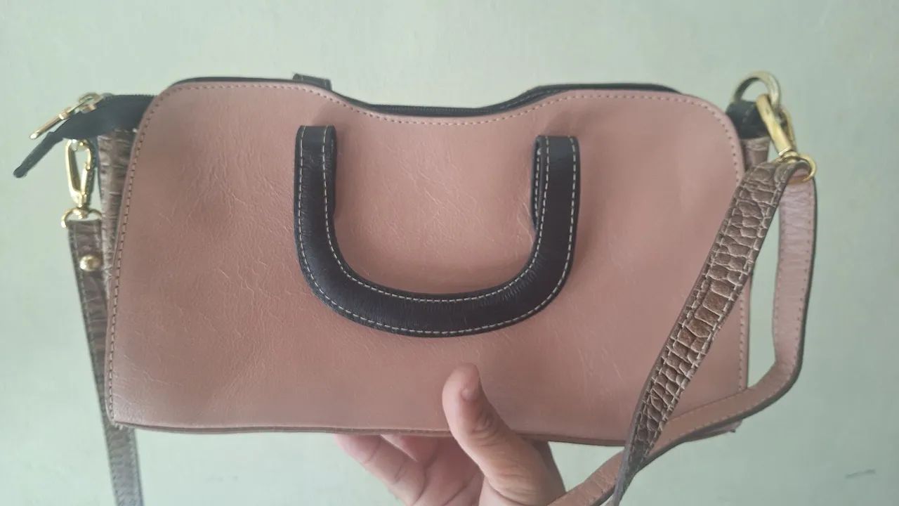 Bolsa Couro Fino - Foto 3