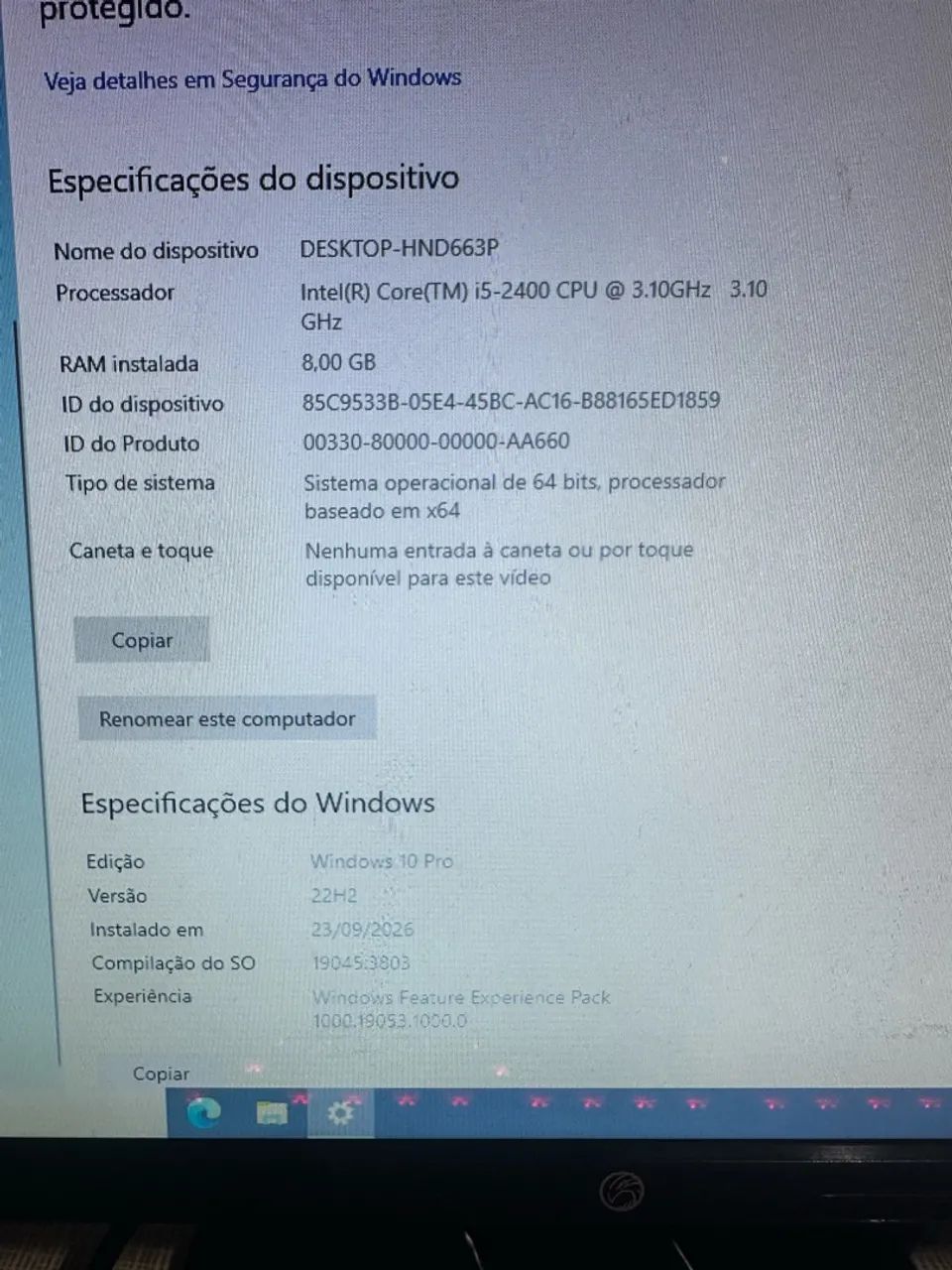 Pc com SSD e placa de vídeo I5 - Foto 2