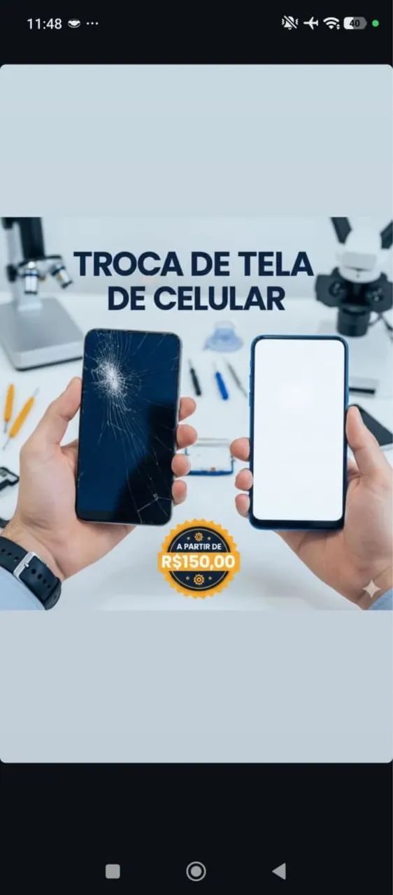 TROCAS DE TELAS A PARTIR DE $150,00