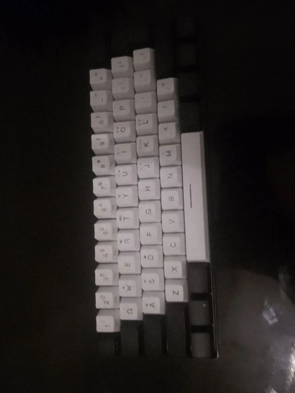 Kit teclado 60% e mouse 