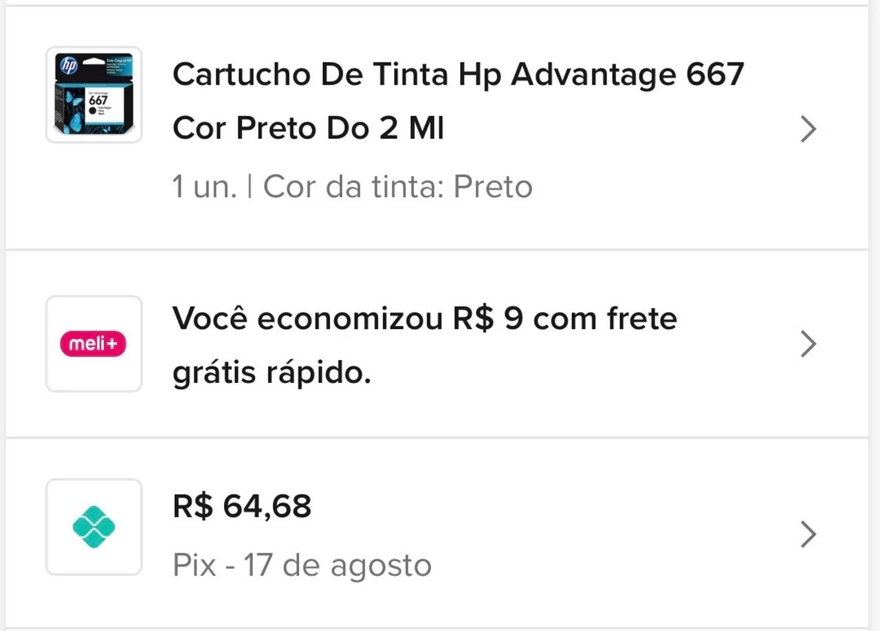 Cartucho HP 667 - Foto 2