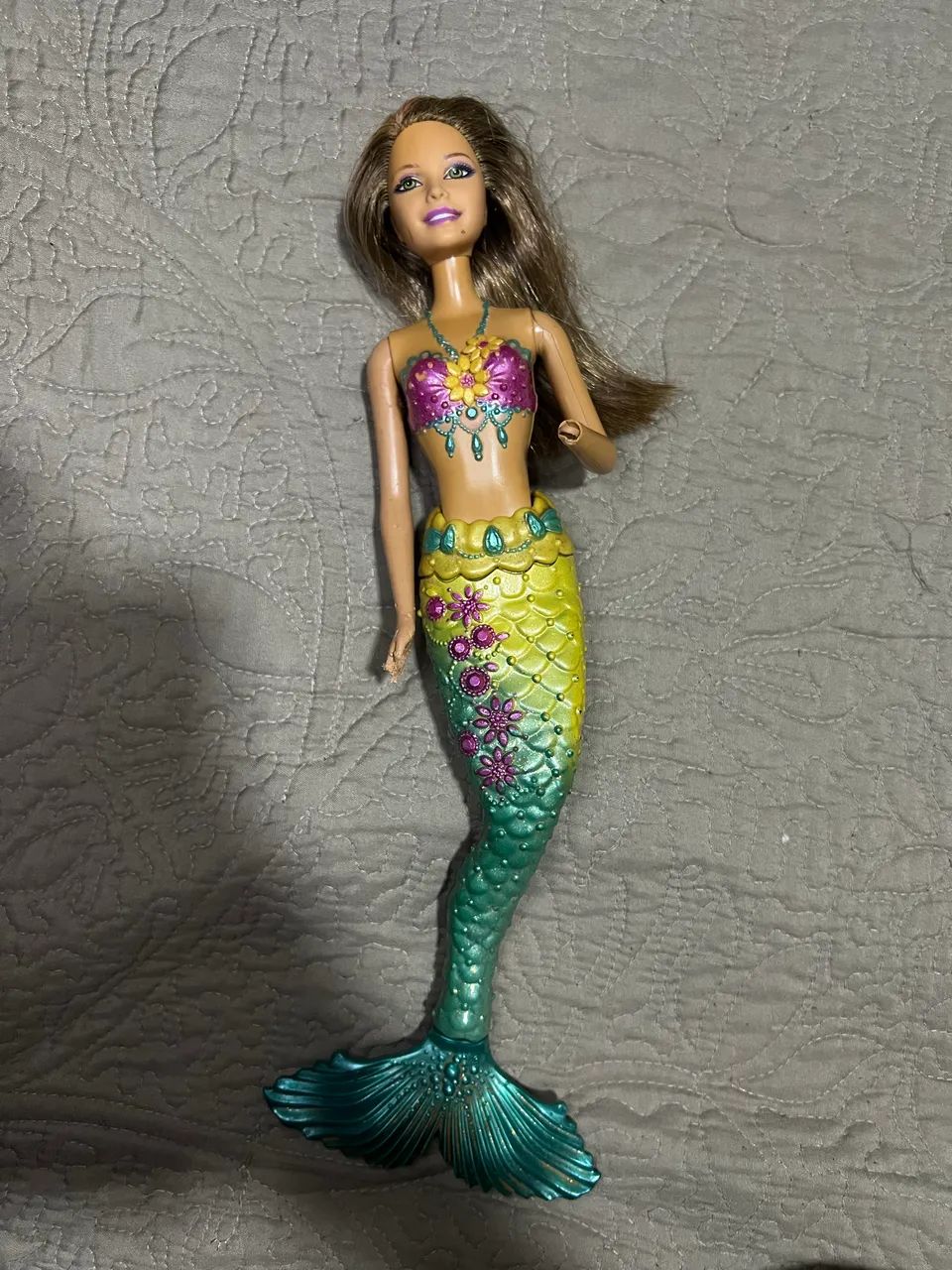 Boneca Barbie Sereia Morena - Foto 2