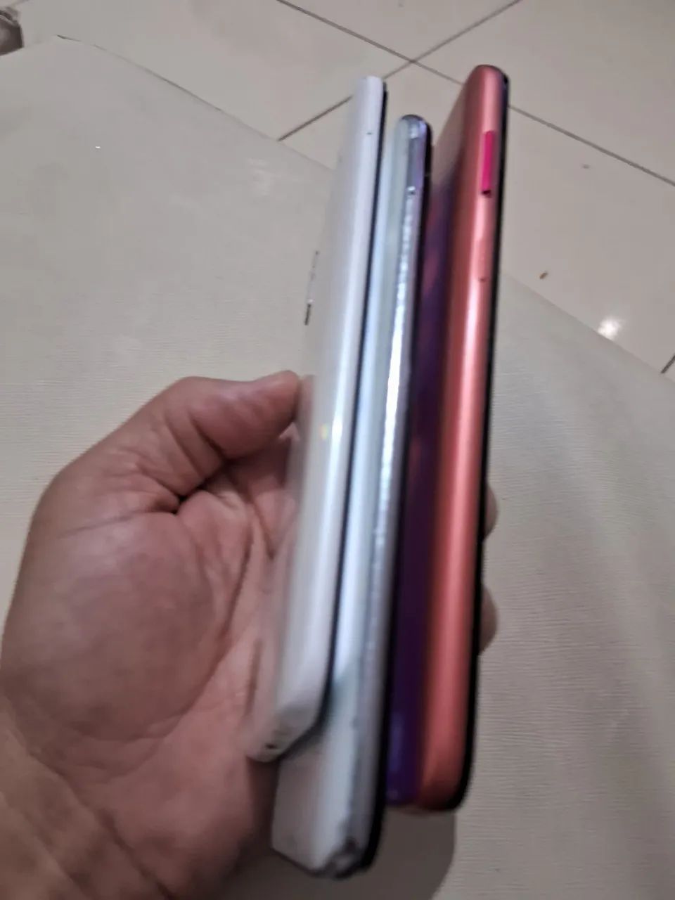 Lote de 3 celulares funcionando  - Foto 5