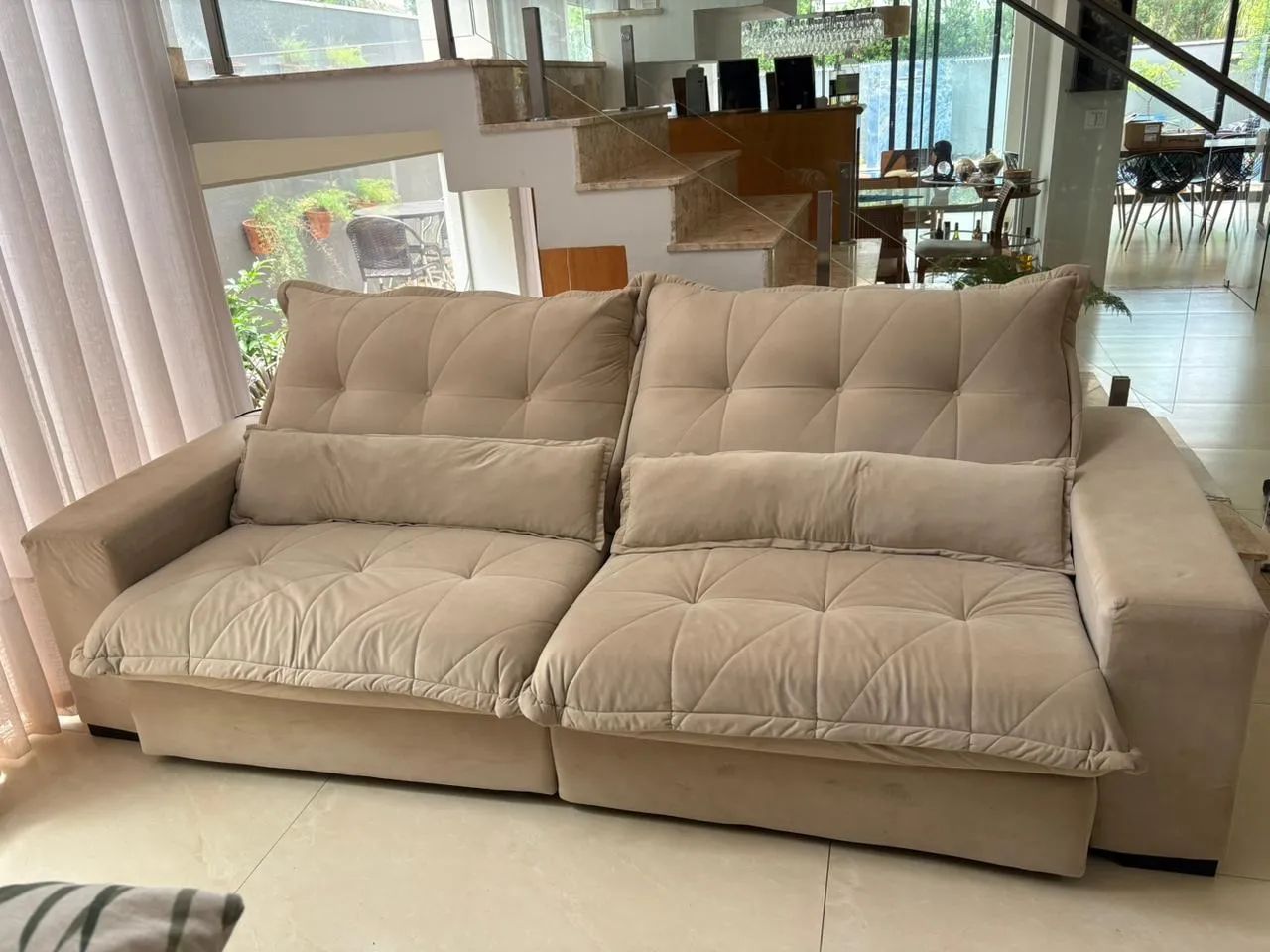 Sofa Grande Branco - Foto 2