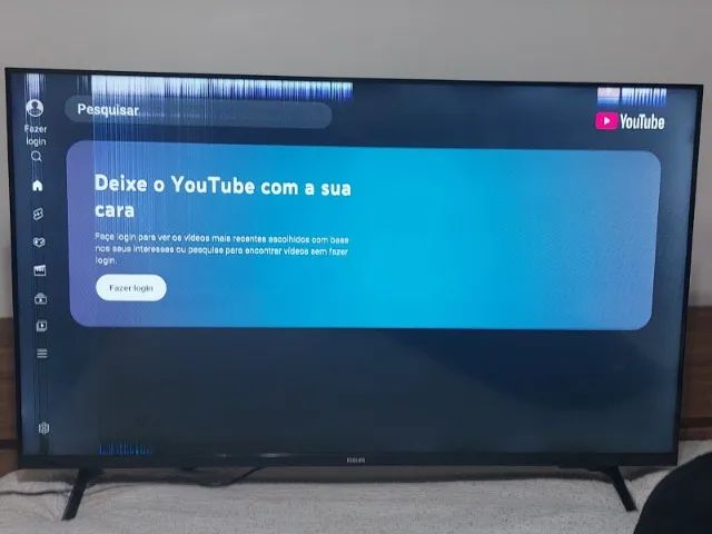 Smart TV Philips 43" com defeito na imagem - para uso ou peças - Foto 3