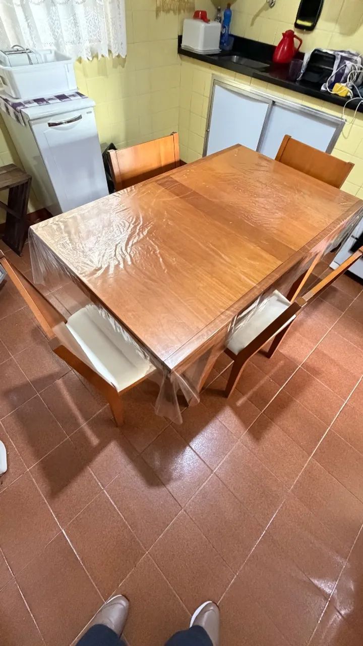 Mesa jantar retangular com 6 cadeiras  - Foto 5