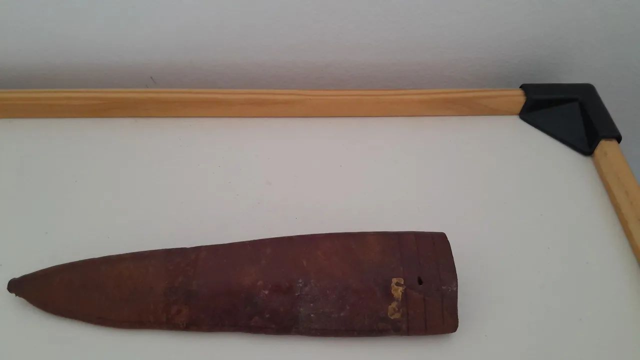 Bainha couro antigo- 20cm. - Foto 2