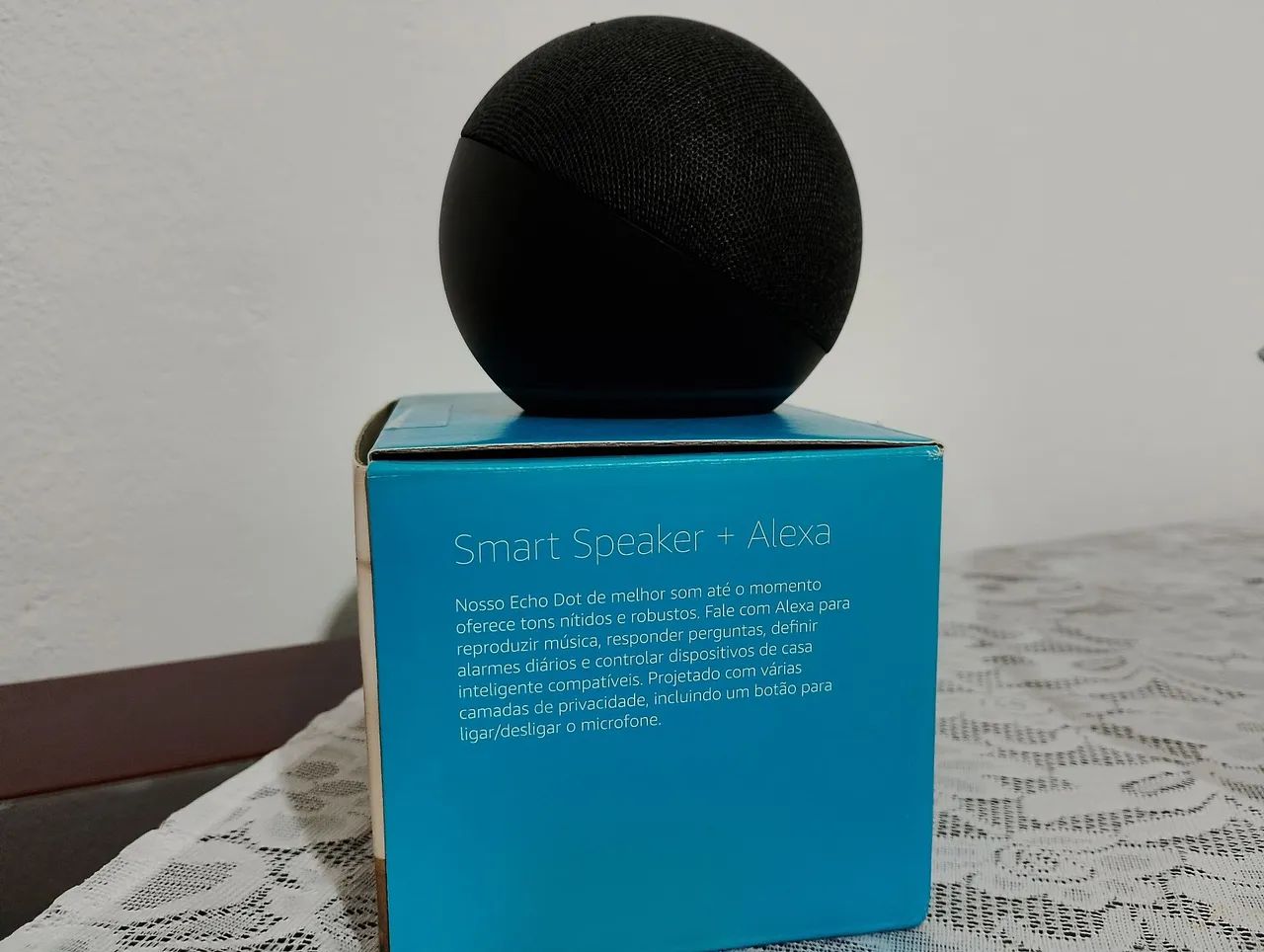 Echo Dot 5ª Geração Amazon Preto Alexa Assistente Virtual Wi-Fi Bluetooth - Foto 2