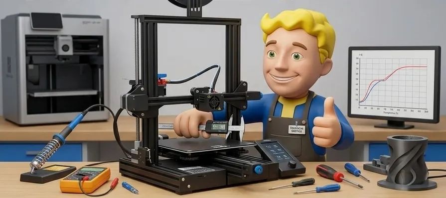 Manutenção em Impressora 3D - Bambu Lab / Anycubic / Creality / Elegoo - Foto 3