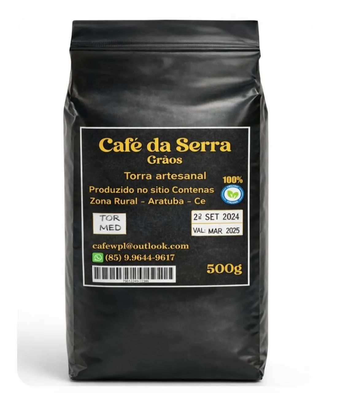 Café torrado grãos 