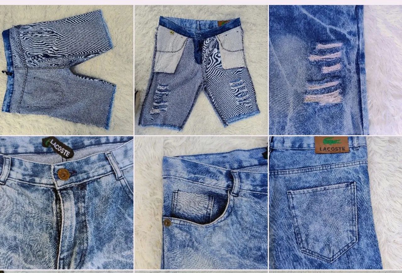 Bermuda Jeans Masculina 42 - Foto 4