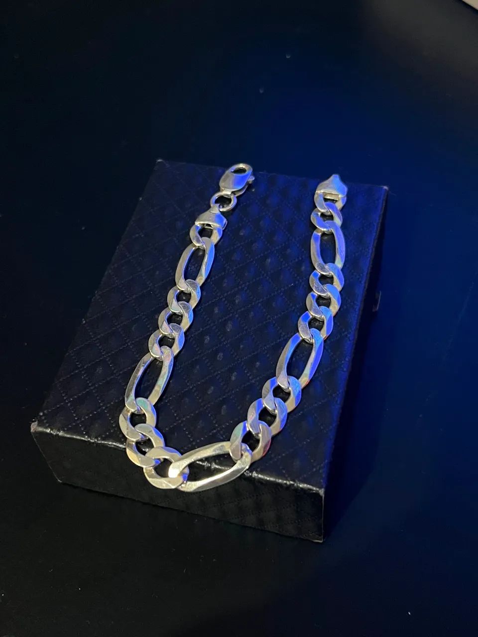 Pulseira Prata 925 - 14g - 20cm 8mm  