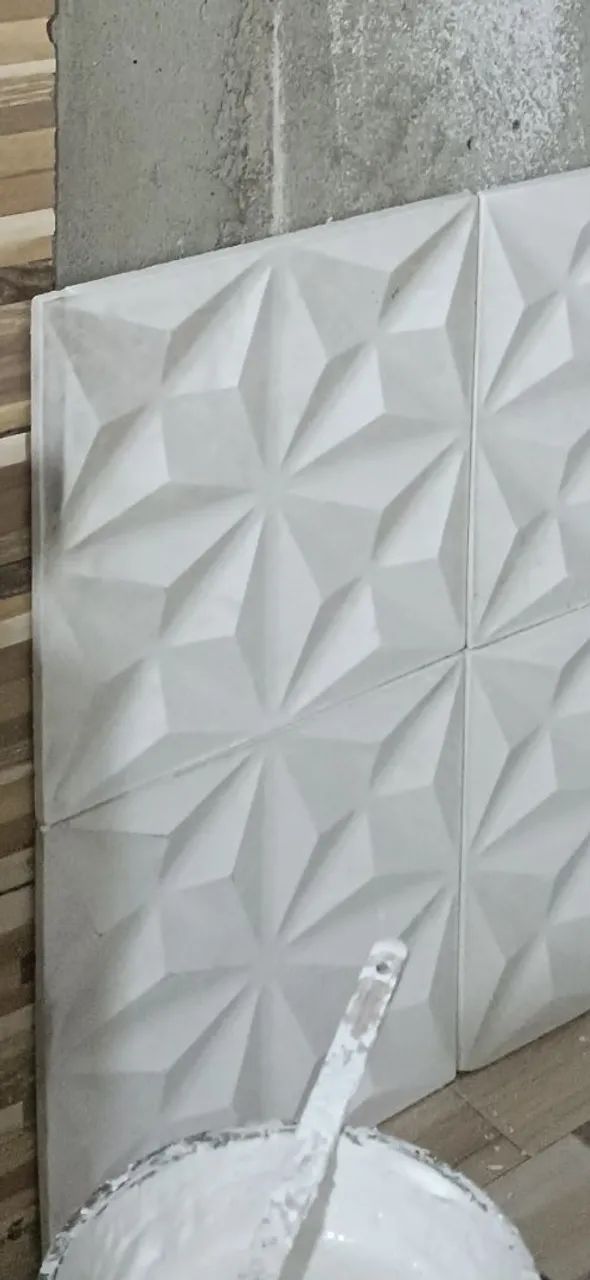 Parede 3 D gesso obra do arte - Foto 5