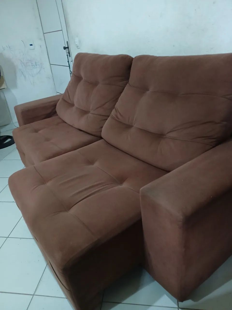 Sofá SOFÁ RETRÁTIL RECLINÁVEL 3P  R$700,00