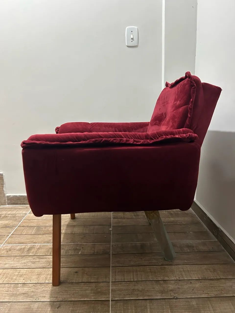 Poltrona Vermelha - 80 × 80 cm - Foto 2