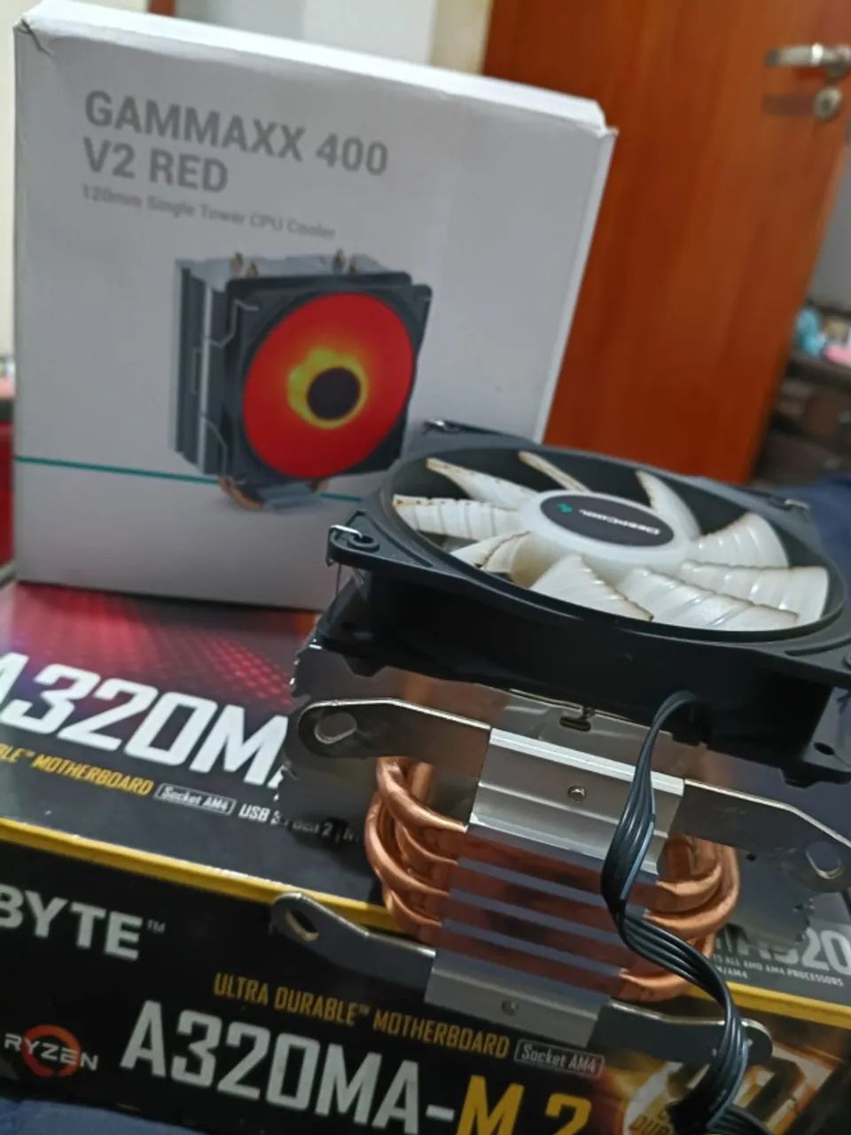 Kit Ryzen 7 Completo! ryzen 7 1700x/A320M-M.2/Air Cooler Deepcool 400v2  - Foto 3