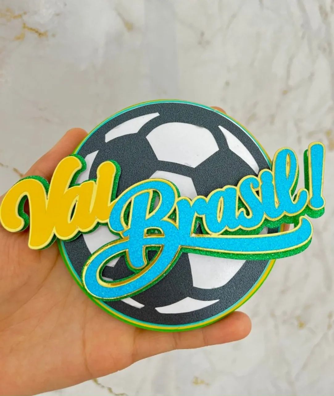 Topo de Bolo Copa do Mundo - Foto 5