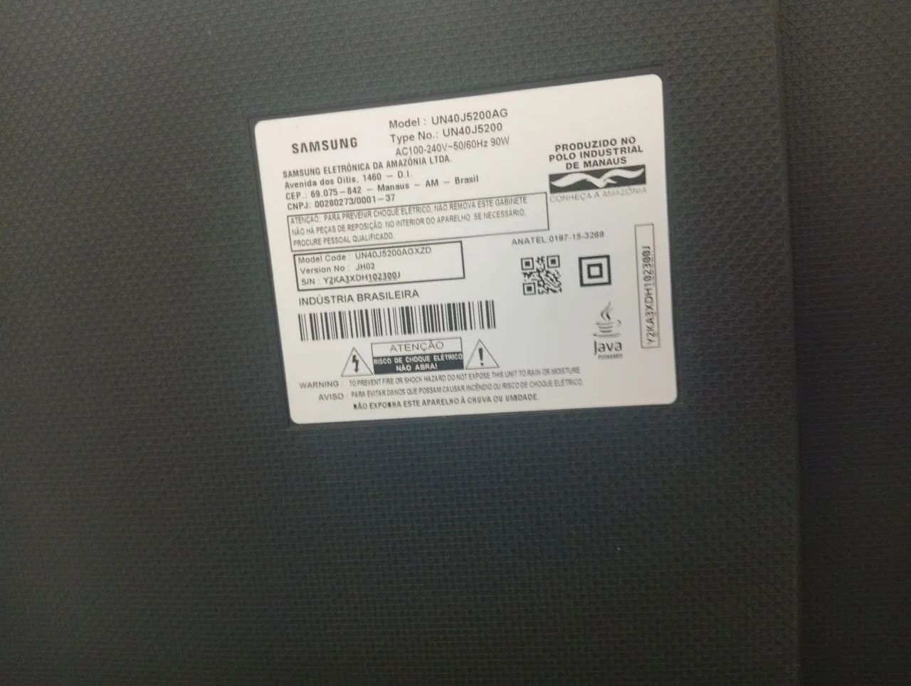Tv Samsung smart 40 polegadas UN40J5200AG - Foto 4