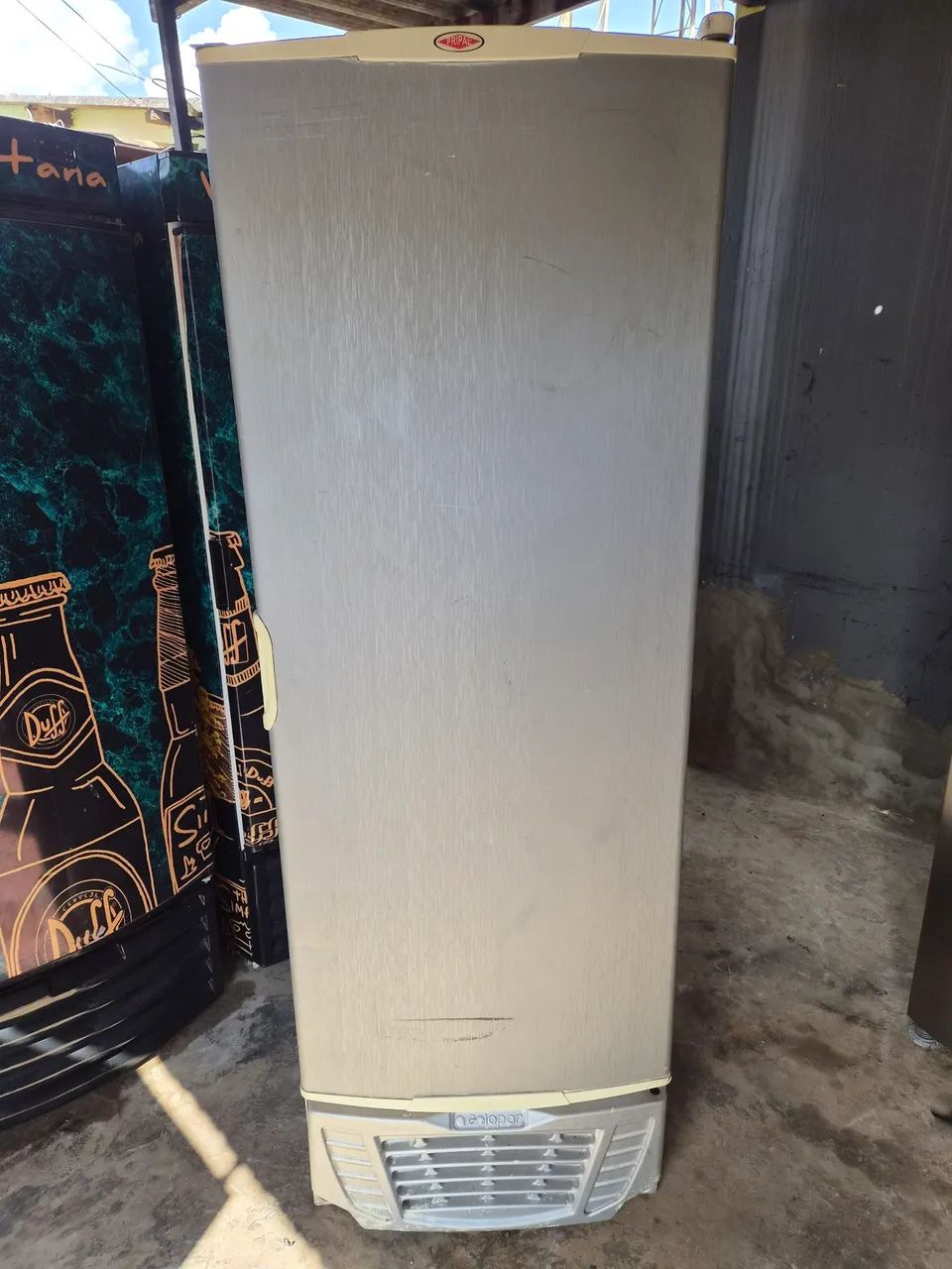 Freezer 2 em 1 congelados e refrigeração 