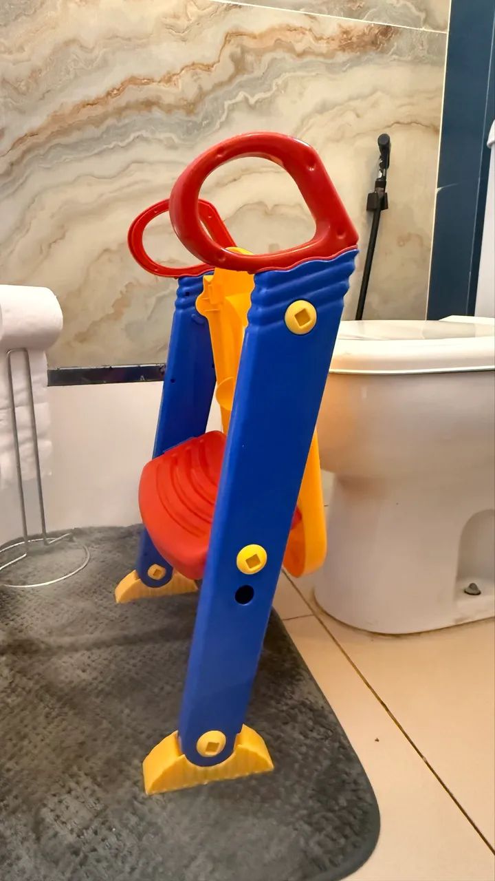 Assento Infantil Redutor com Escada Para Vaso Sanitário - Foto 3