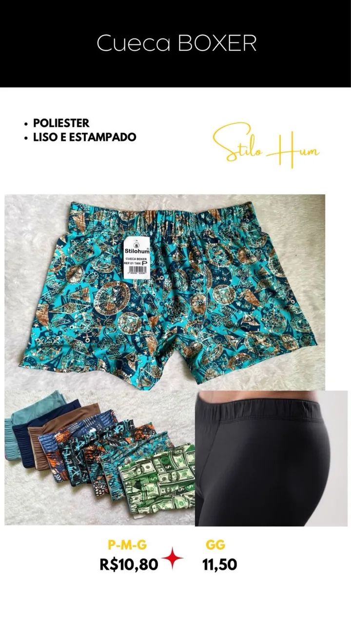 Cueca boxer e slip  - Foto 3