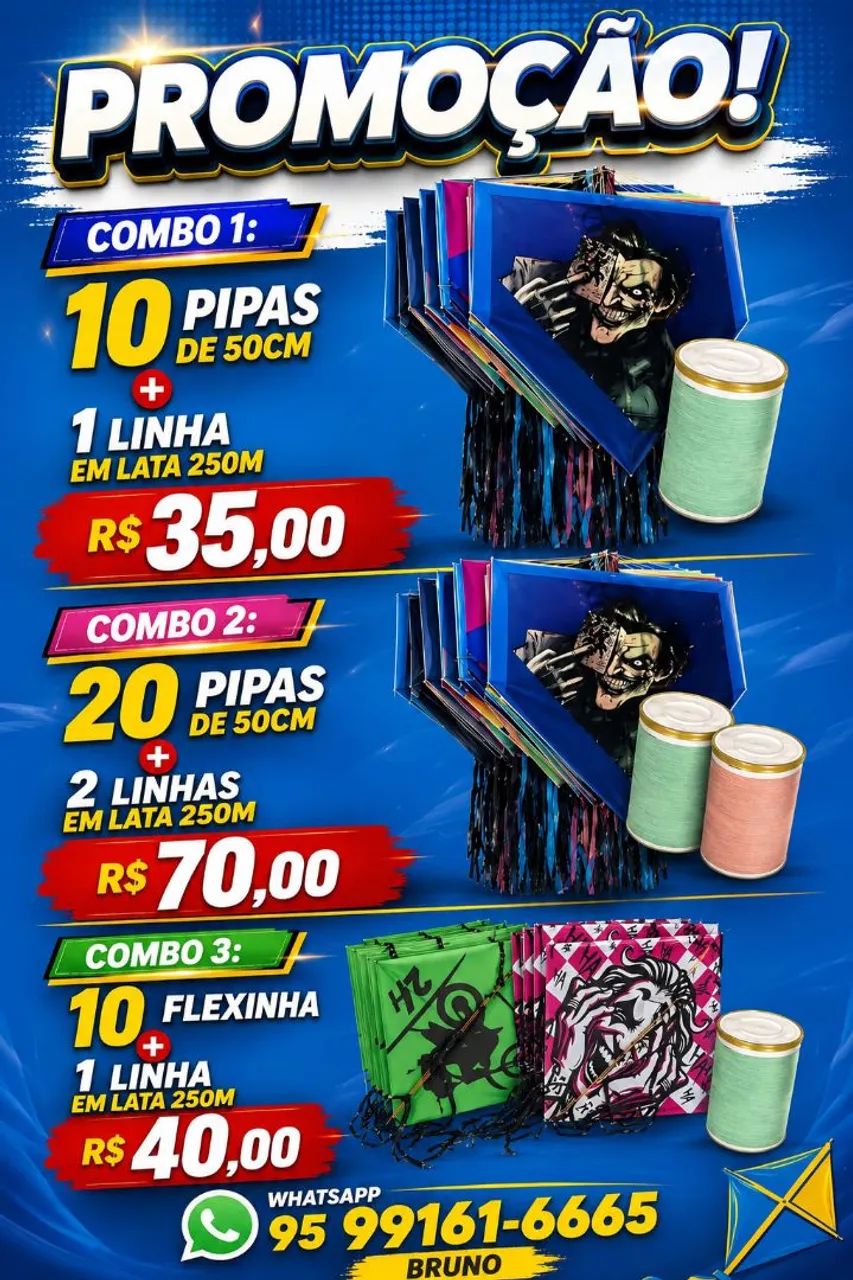 Pipa 50 cm R$2,50 - Foto 3