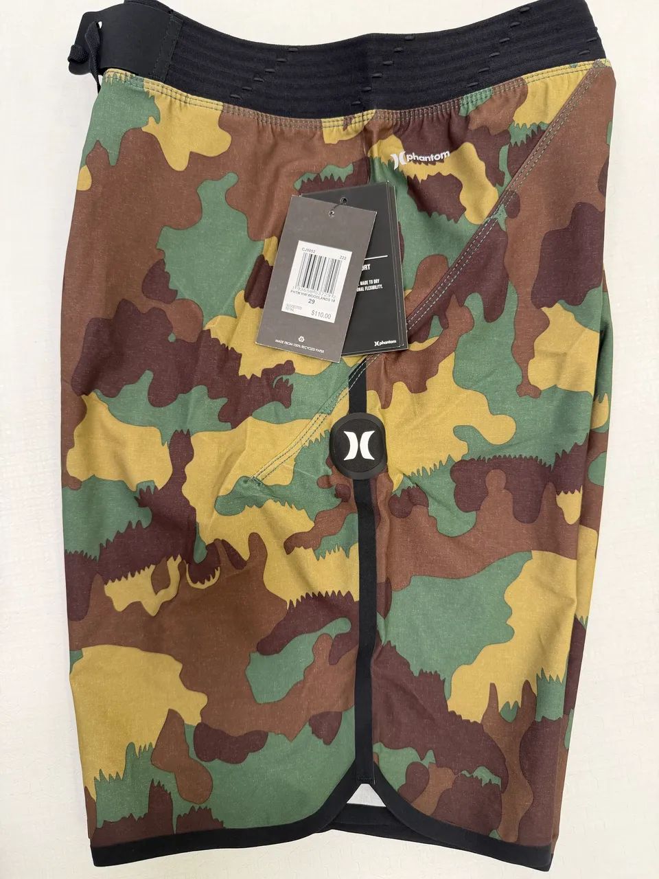 Bermuda Hurley Phantom Hyperweave Woodland Camuflada - Tam 38 - Nova - Foto 4