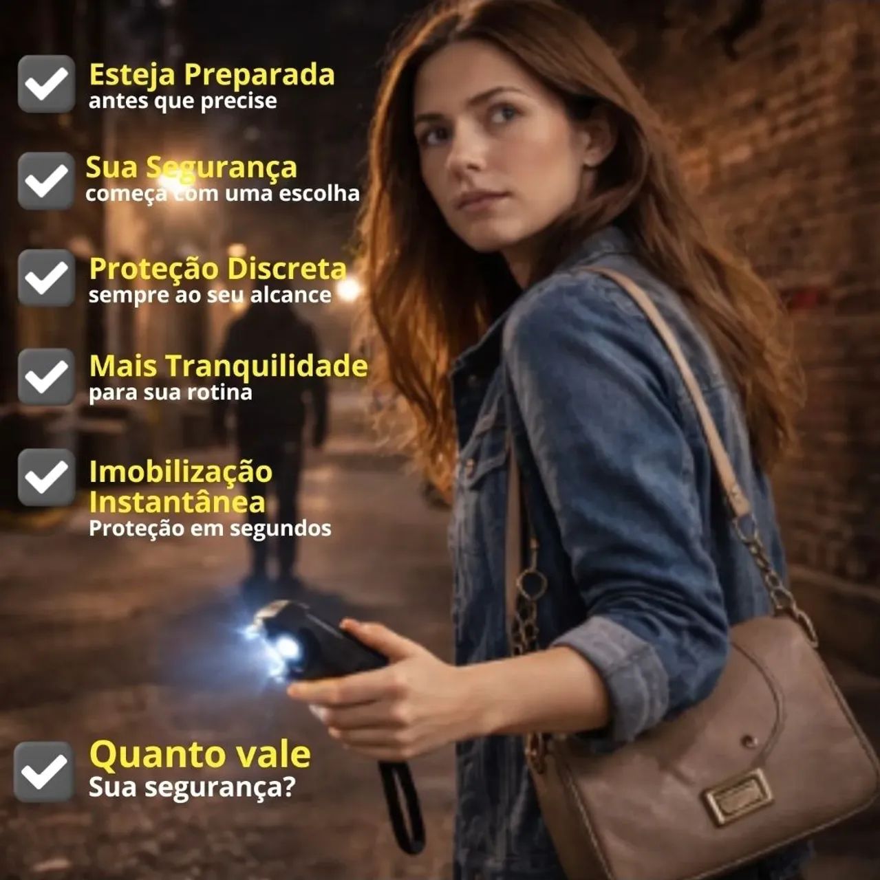 Lanterna segurança  tai-ser