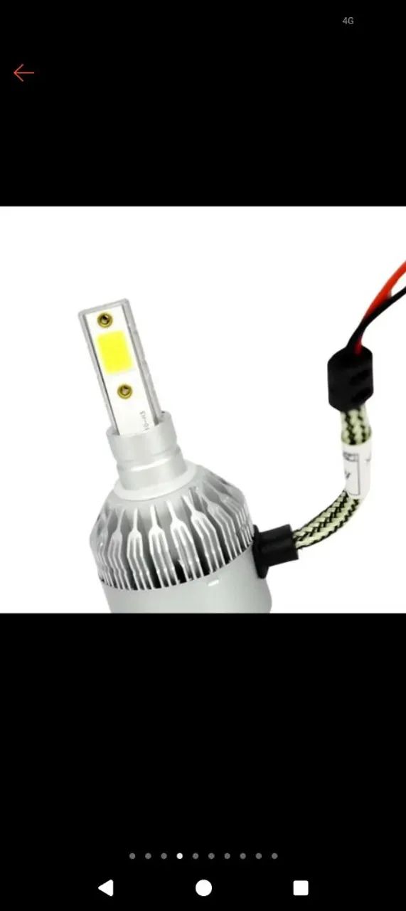 Lâmpada de led H7 12 volt 3.000 lumens 