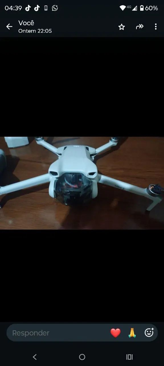 Drone mini 3 com RC tela  - Foto 5
