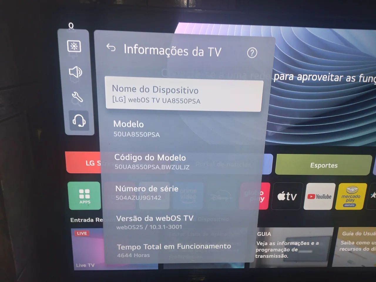 Tv Lg Smart 50 polegadas - Foto 3
