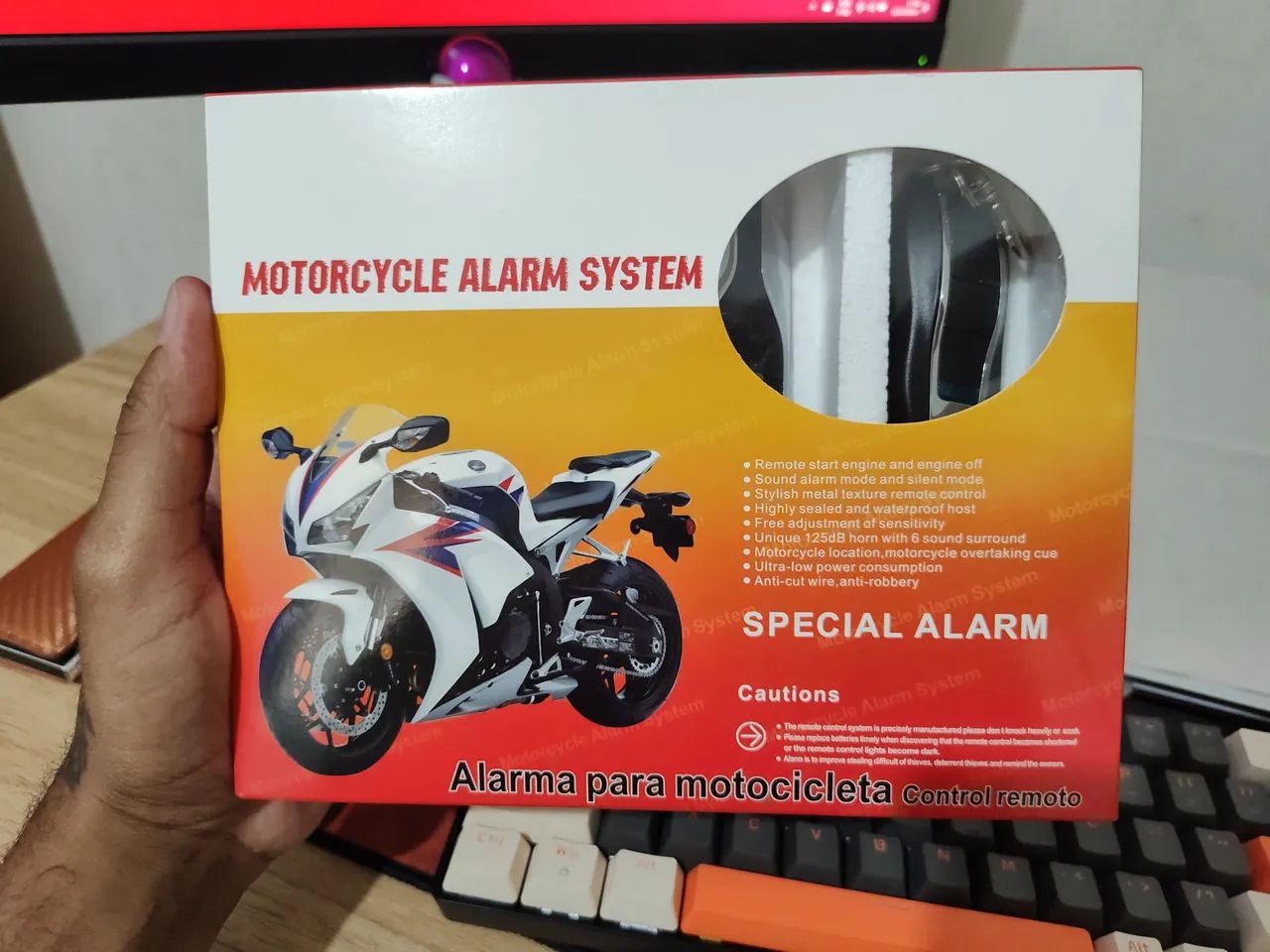 Alarme para moto 