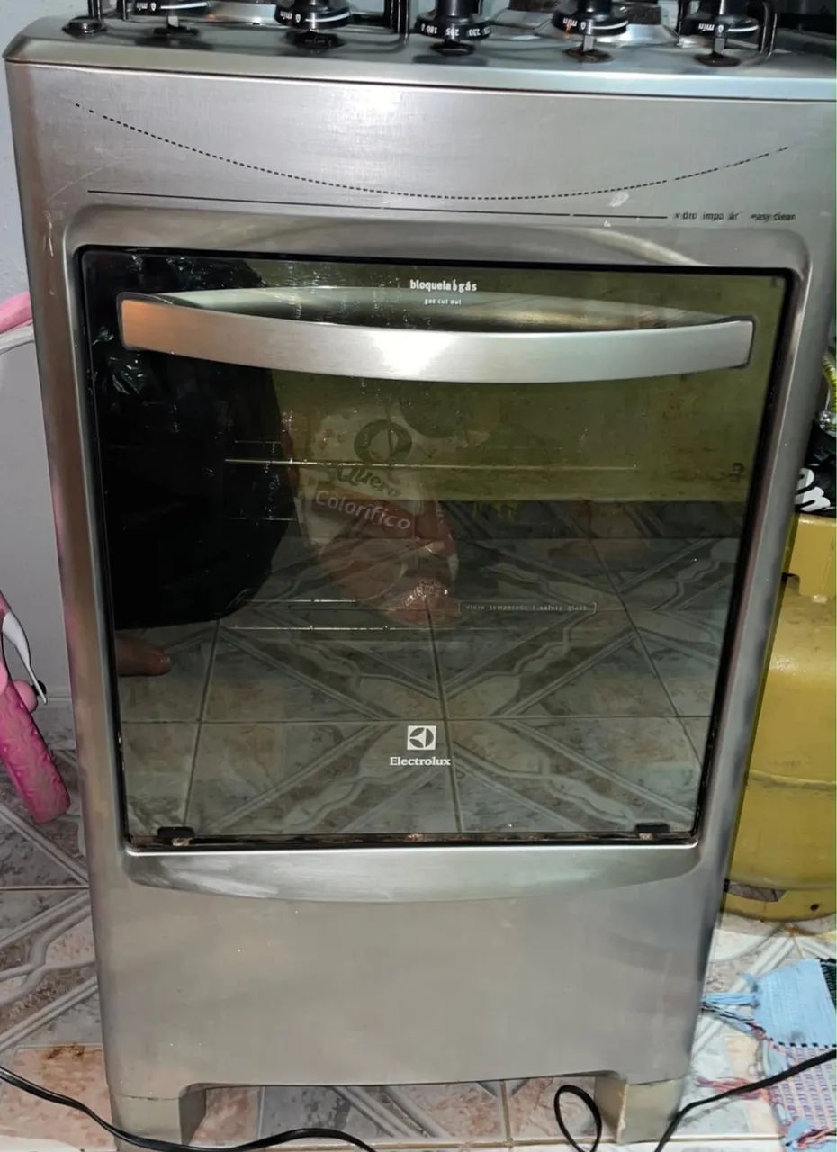 Fogão 4 bocas Electrolux prata